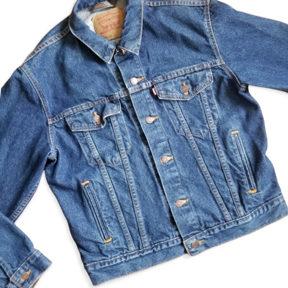 Vintage 90s Levi's Trucker Jacket Mens 40